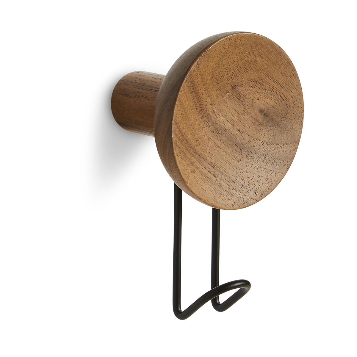 WOUD Around Wall Hanger Large - Walnut/Black