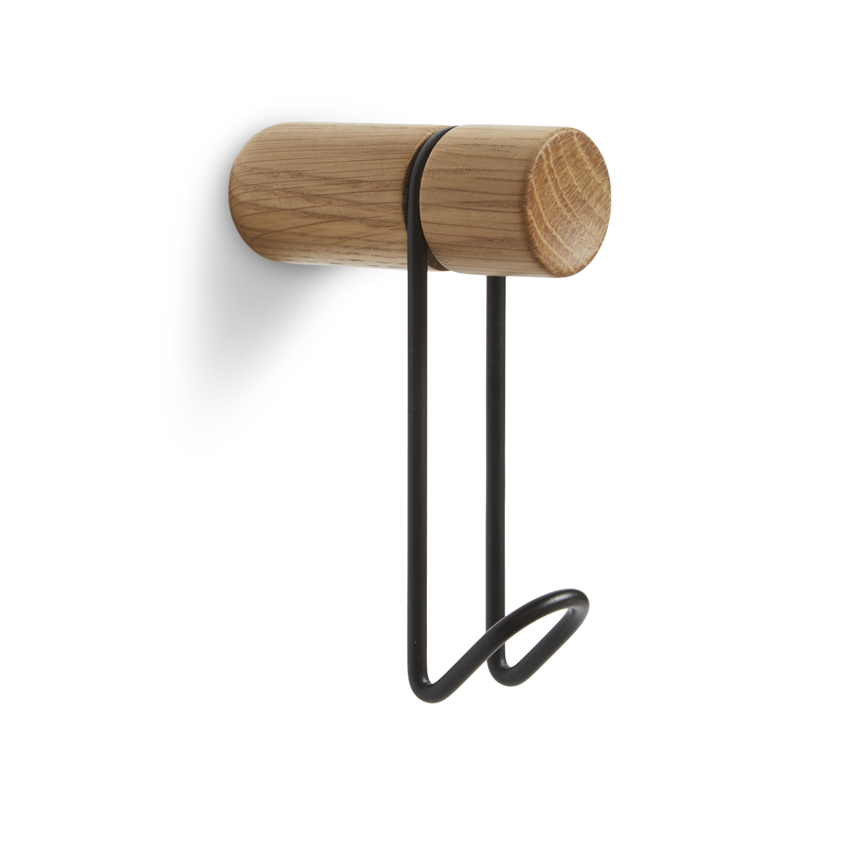WOUD Around Wall Hanger Small - Oak/Black