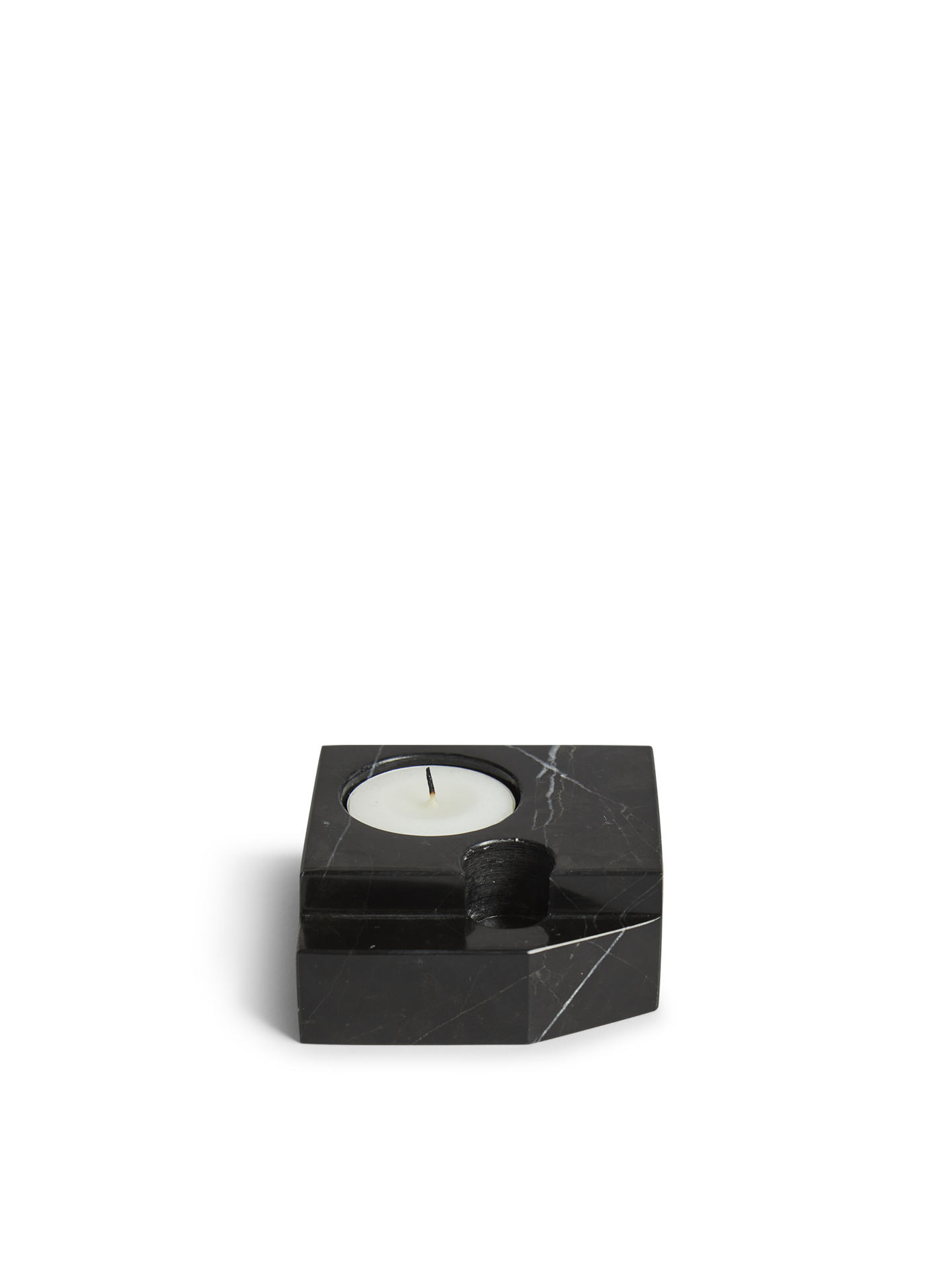 WOUD Jeu de Dés 3 Candle Holder Black designed by Oleg Pugachev