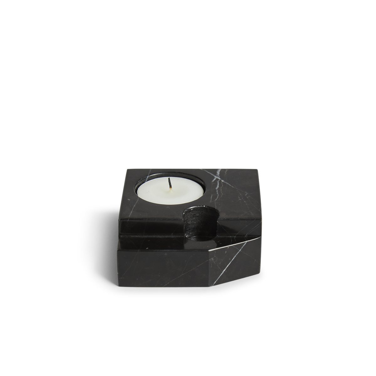 WOUD Jeu de Dés 3 Candle Holder Black designed by Oleg Pugachev