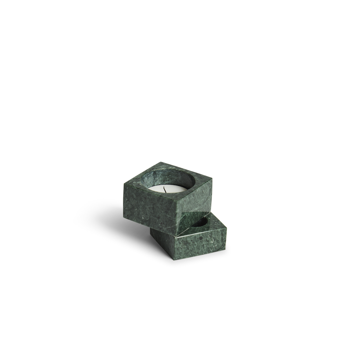 WOUD Jeu de Dés 1 Candle Holder Green