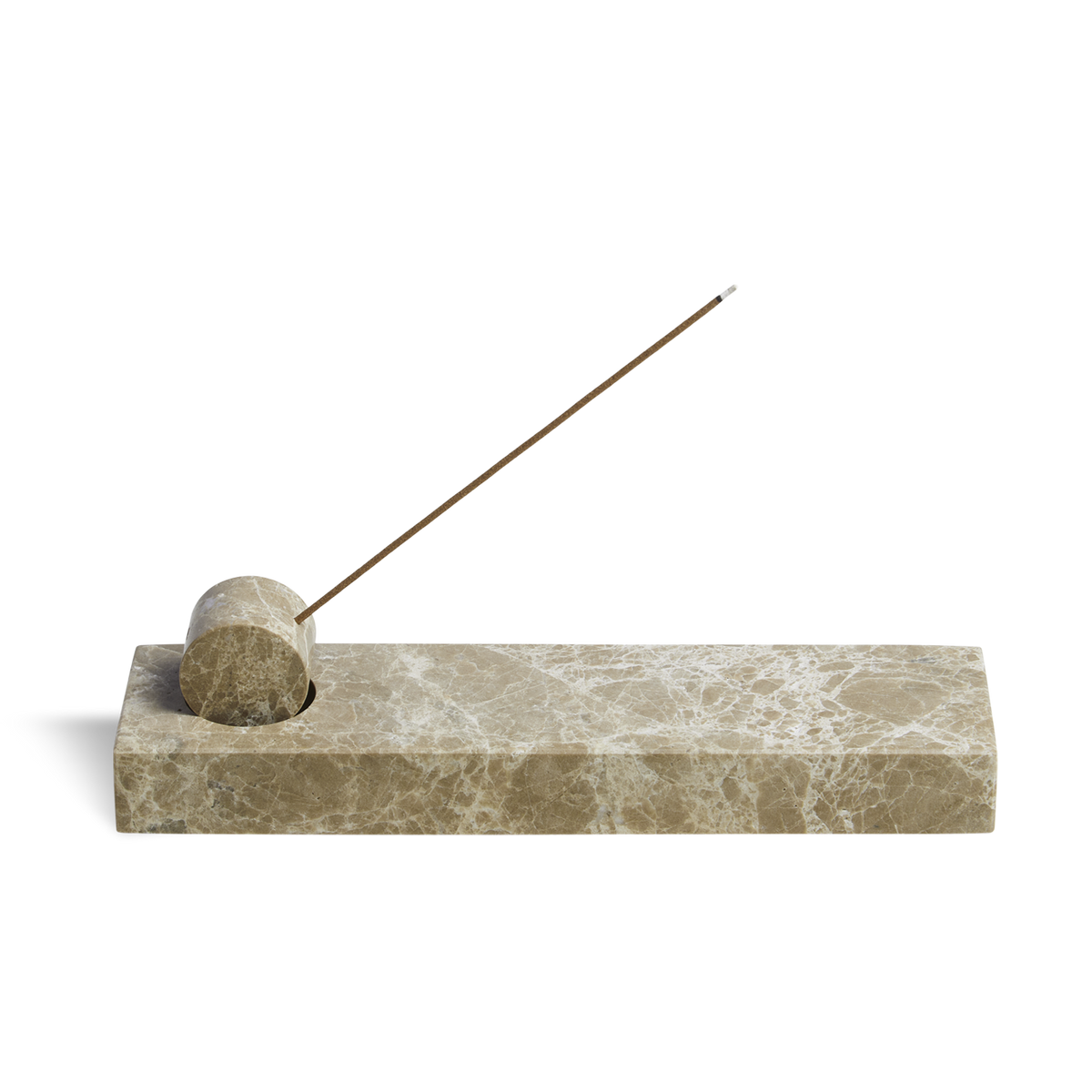 WOUD Monolith Incense Holder Light brown designed by Oleg Pugachev