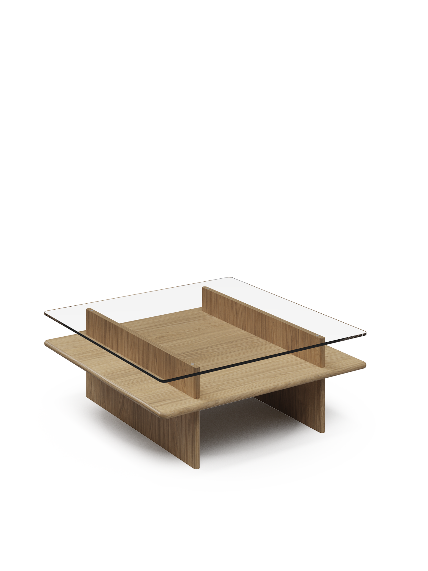 WOUD Parallel Coffee Table 90x90 designed by Magnus Pettersen