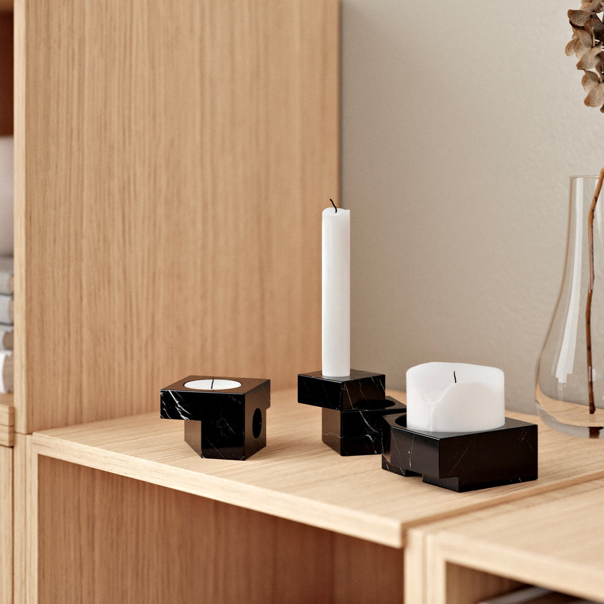 WOUD Jeu de Dés 3 Candle Holder lifestyle image