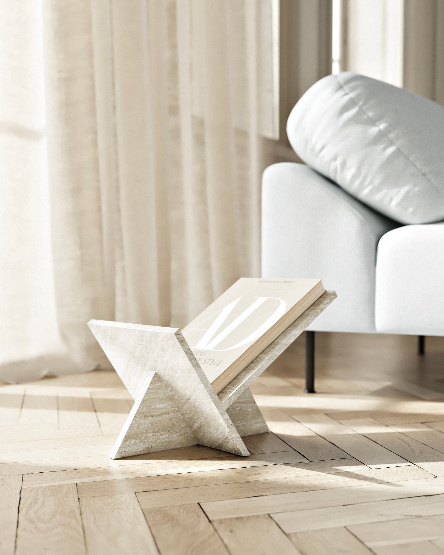 WOUD Mountain Magazine Holder lifestyle image
