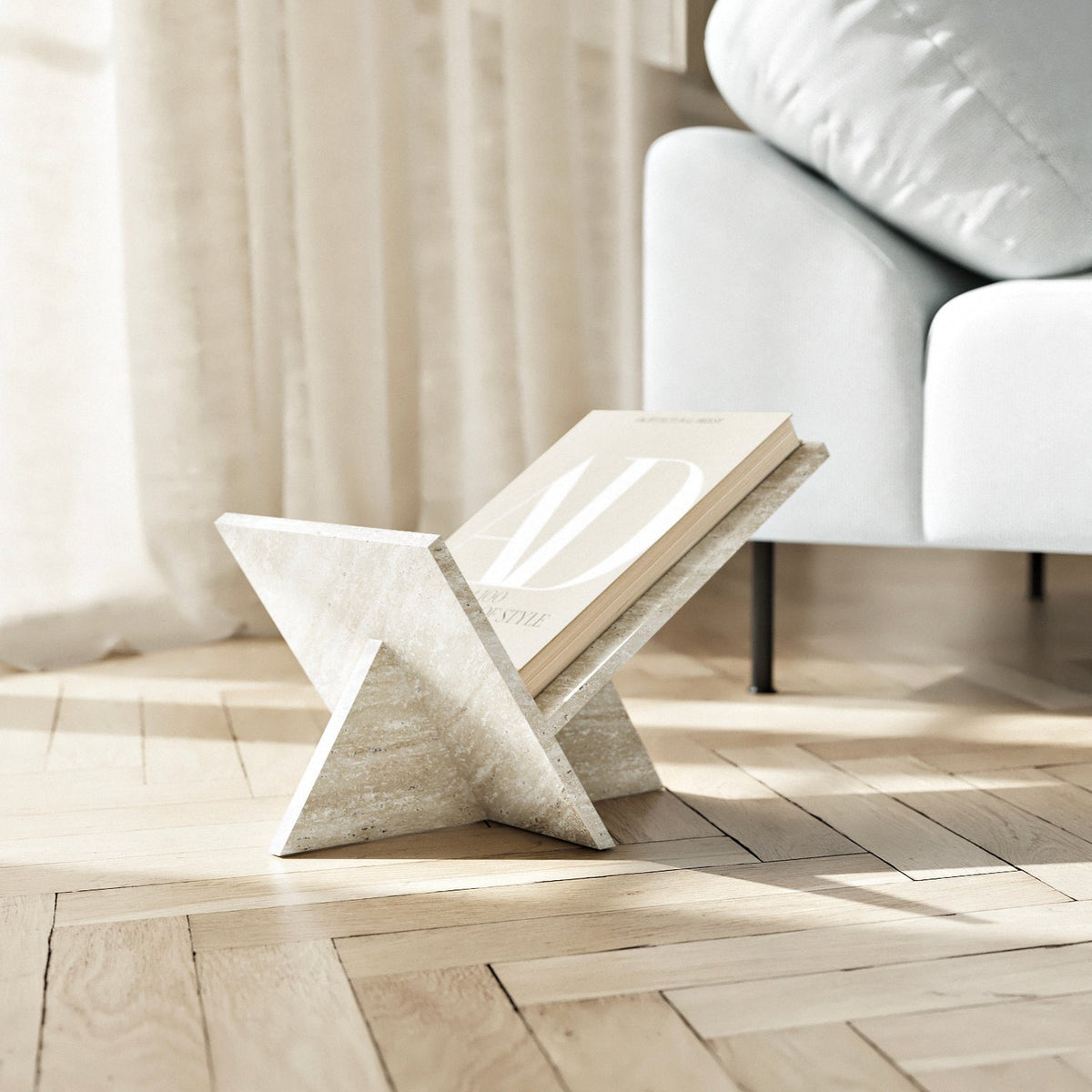 WOUD Mountain Magazine Holder lifestyle image