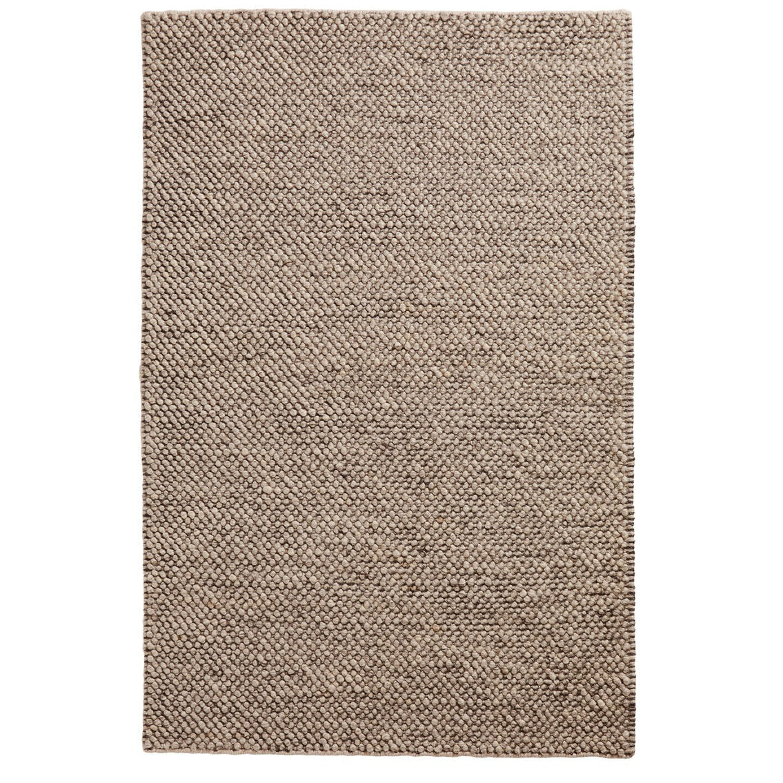 WOUD Tact Rug in brown hand-tufted wool designed by Studio Tolvanen, Danish design