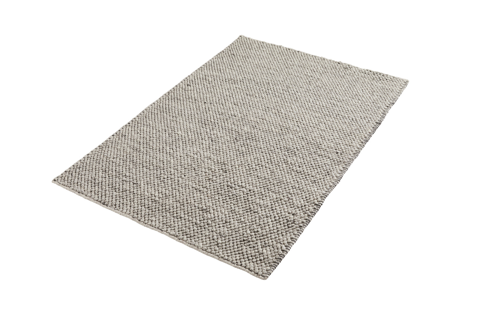 Tact rug in grey by Woud, sustainable Scandinavian furniture style from Comosum