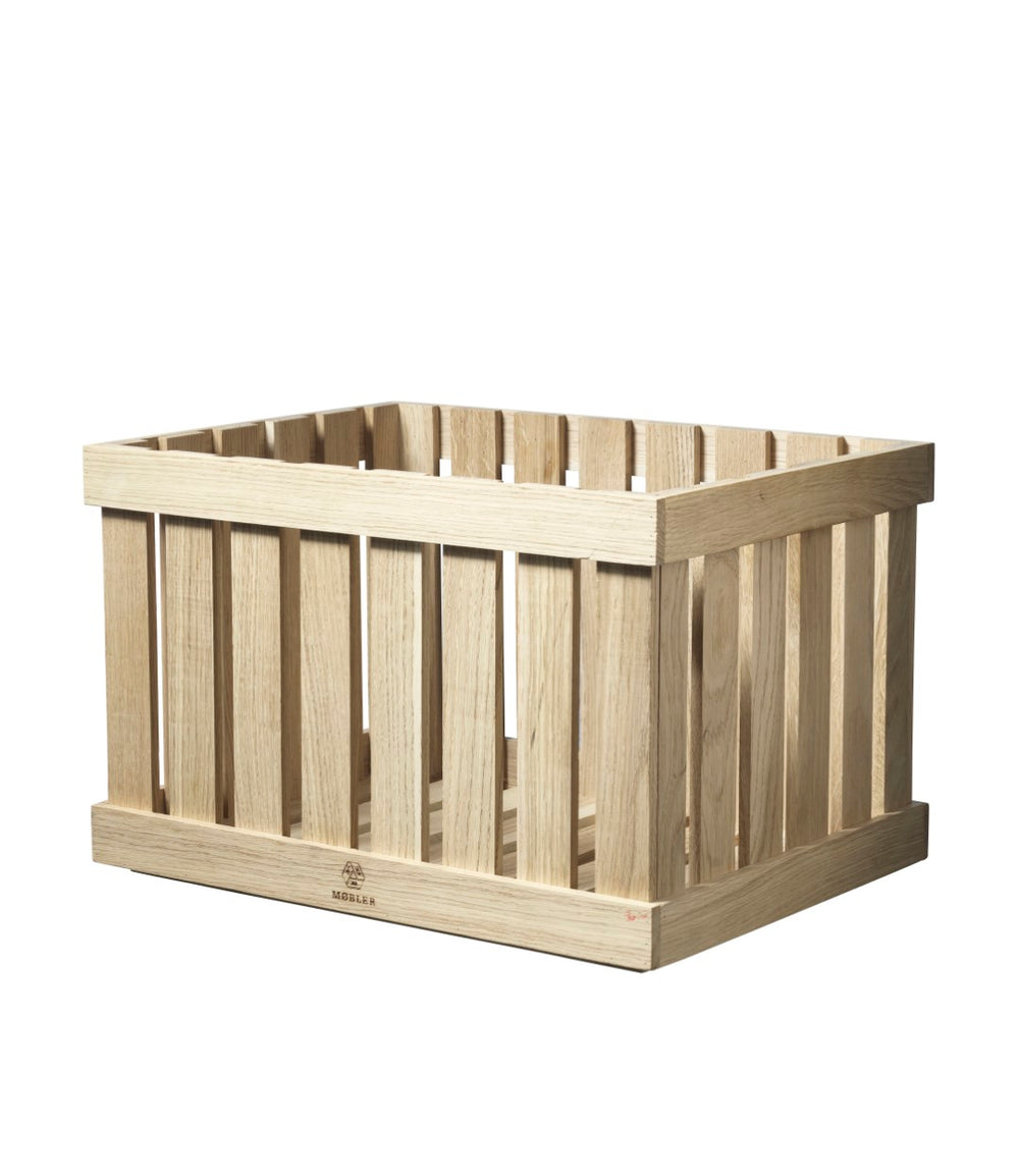 FDB Møbler Æbletoft Apple box in solid oak