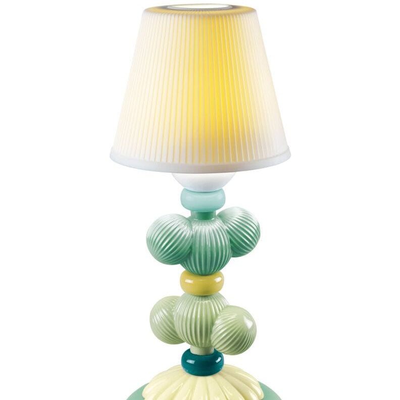 Lladró Cactus Firefly Table Lamp in handcrafted porcelain, from the Firefly collection, handcrafted in Valencia since 1953.