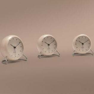 Arne Jacobsen City Hall Table Clock, Ø: 4.3"