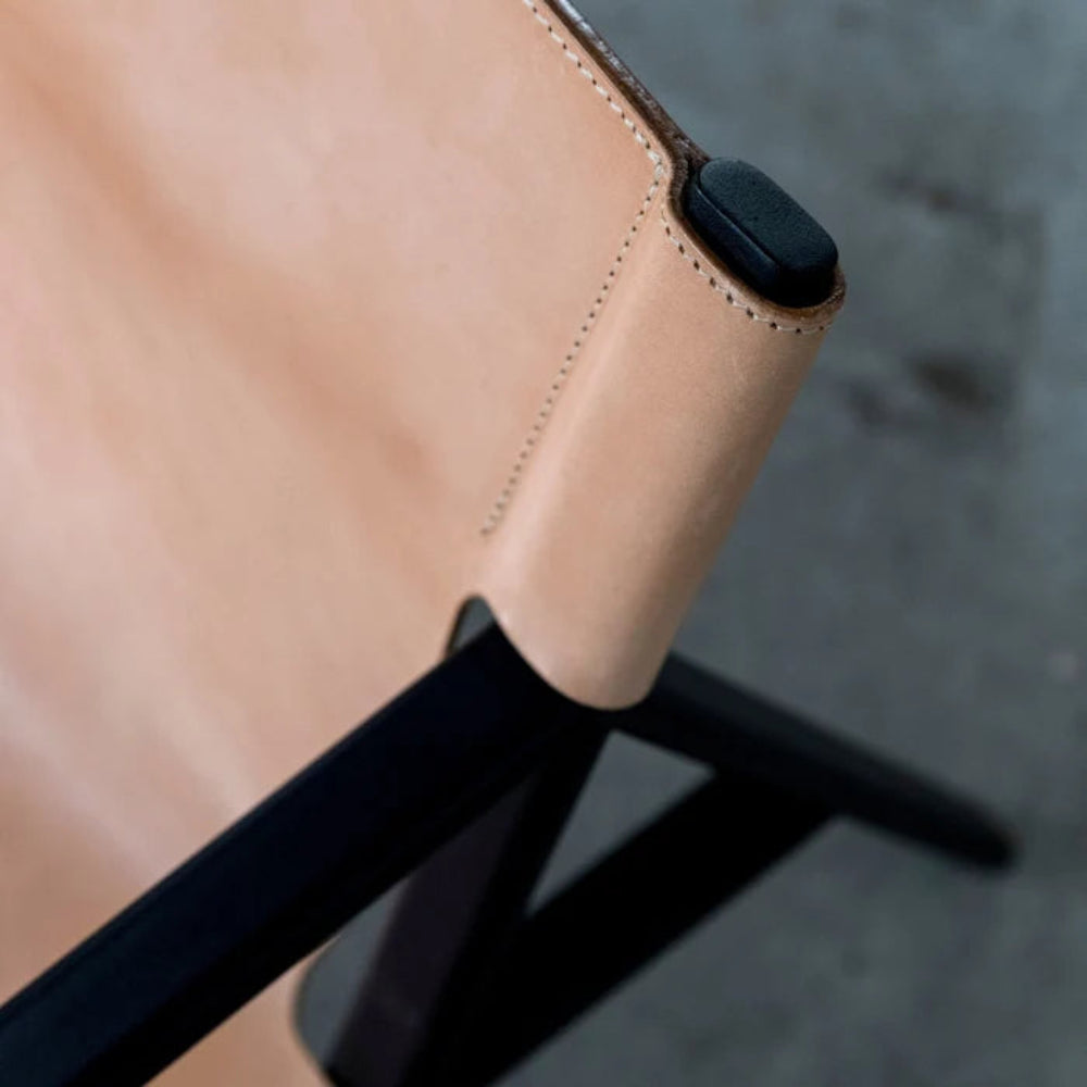 Tension Lounge Chair - Natural Saddle Leather
