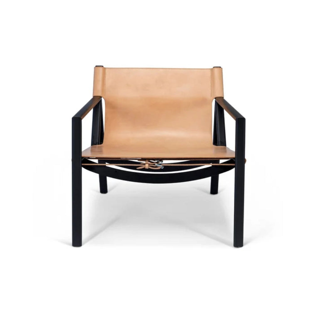 Tension Lounge Chair - Natural Saddle Leather