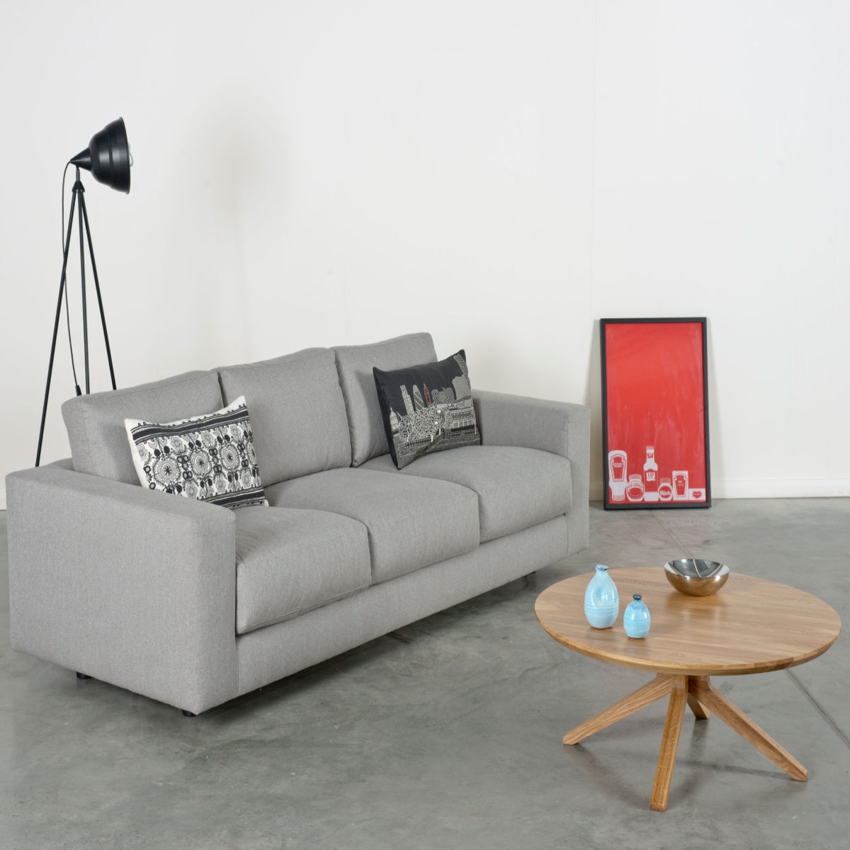 Cross Round Coffee Table