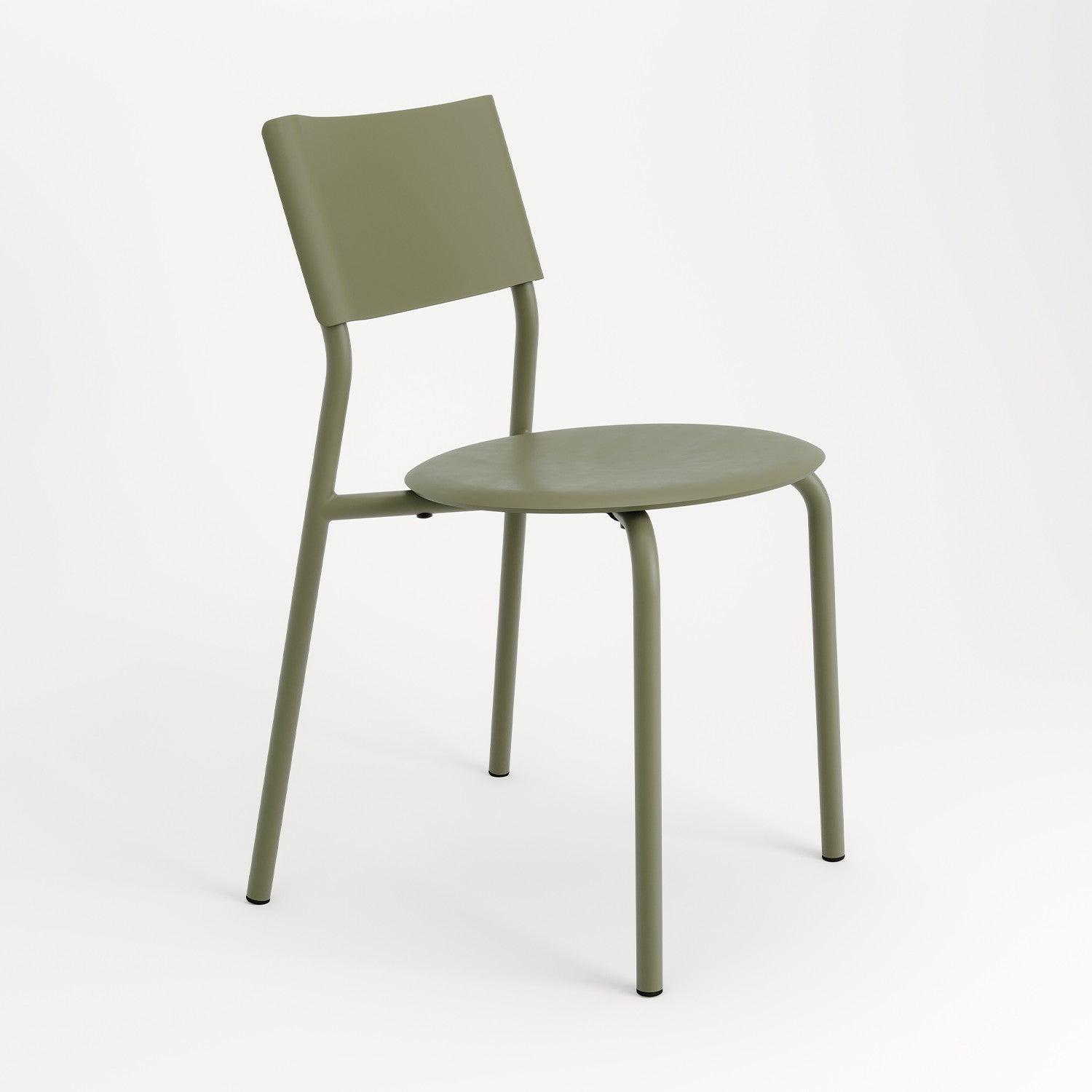 Tiptoe SSDr Recycled Plastic Dining Chair - Khaki Green — Tiptoe