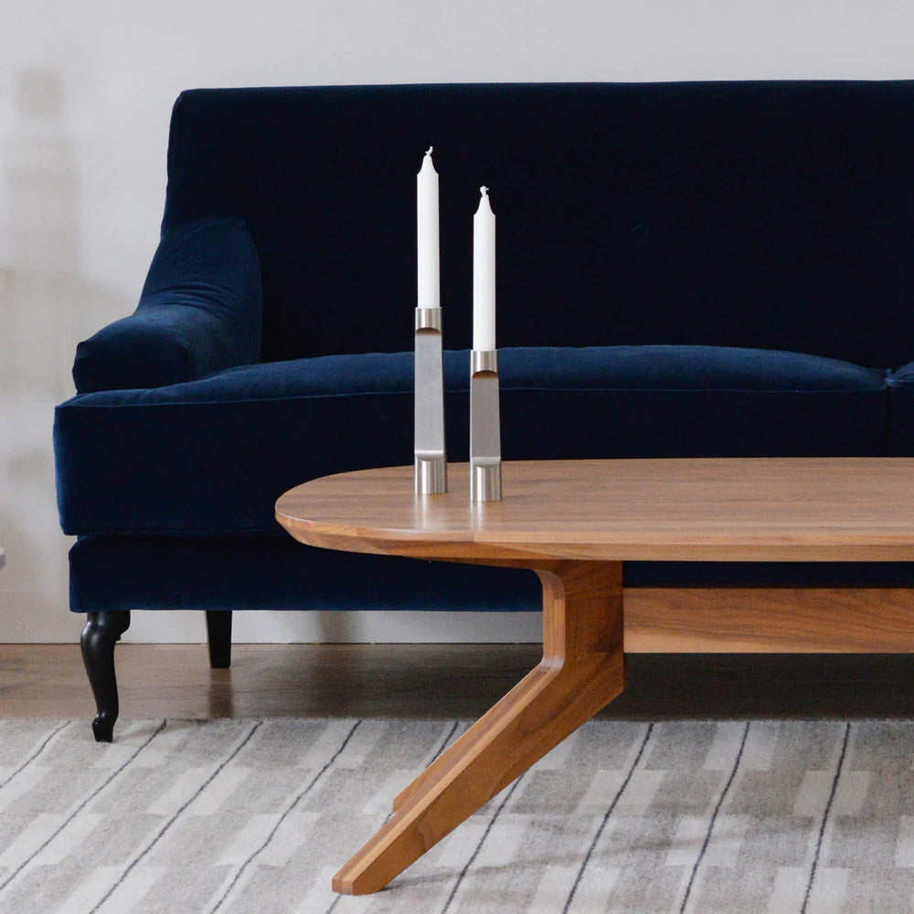 Cross Oval Coffee Table