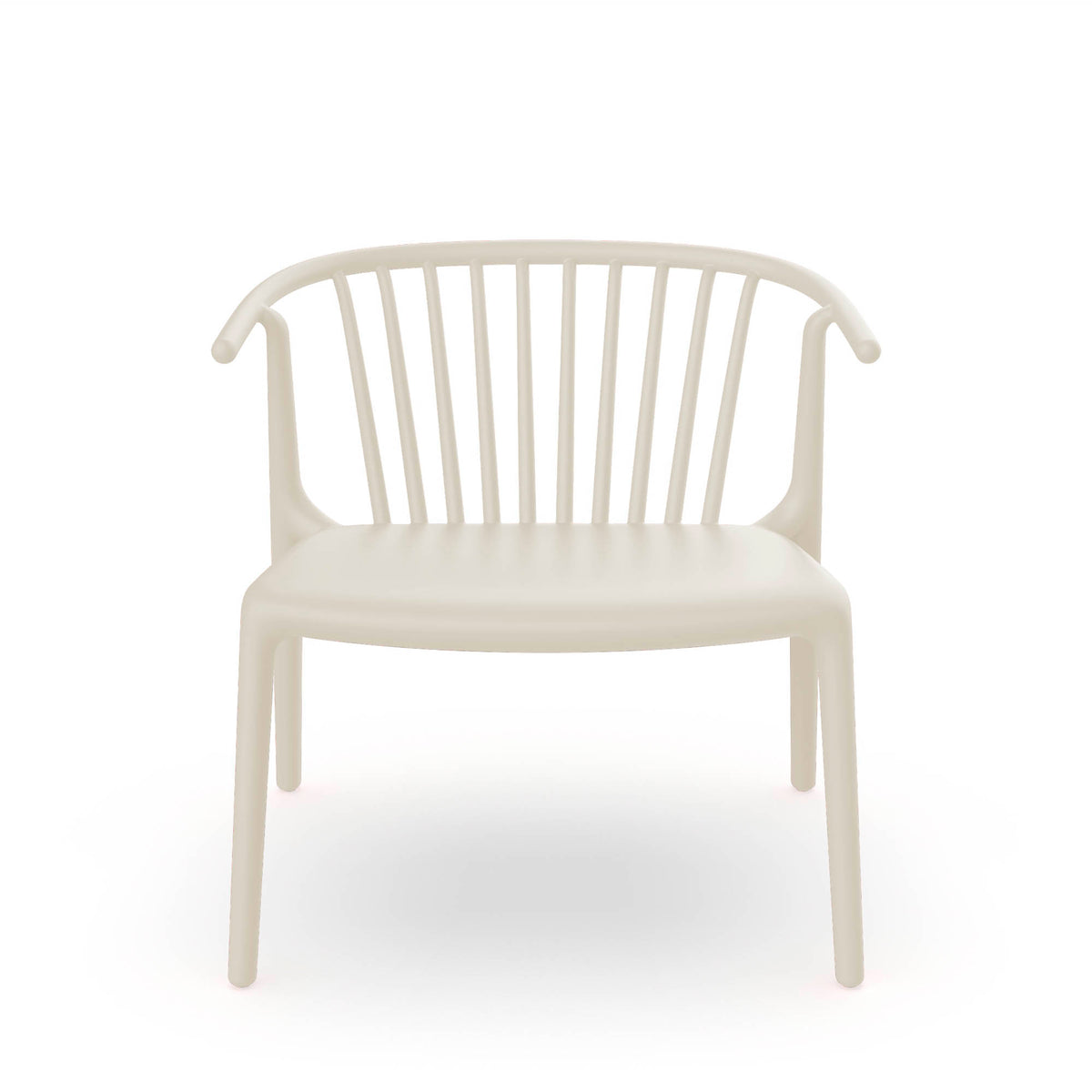 Resol Woody Lounge Chair in Ivory, polypropylene with fiberglass