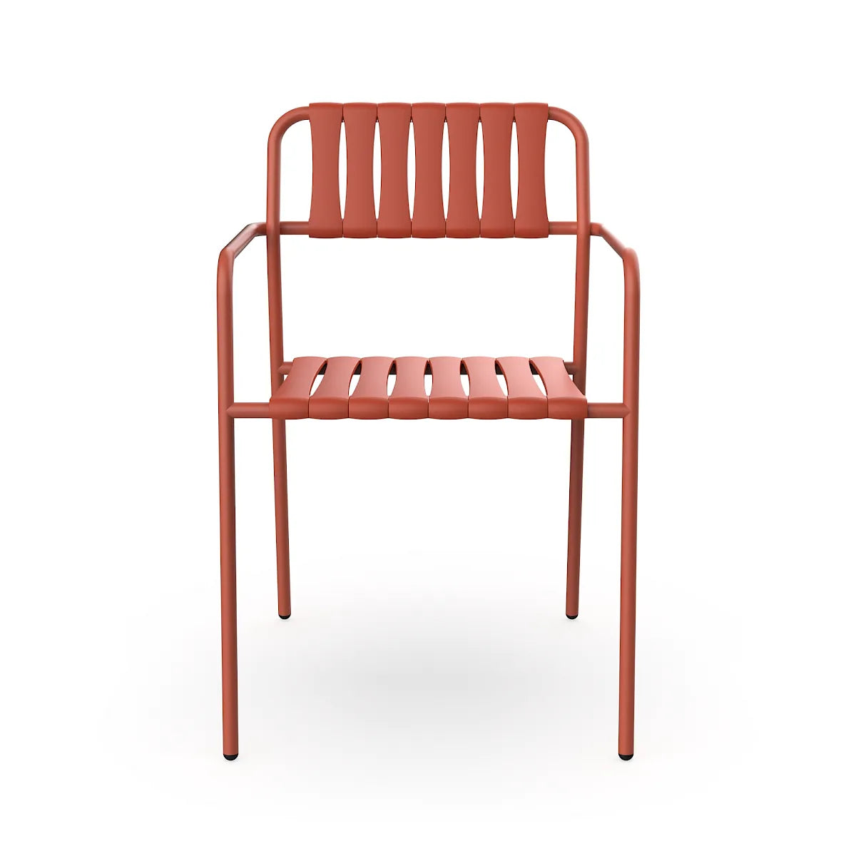 Resol Gelato Armchair in Greda throughout, steel frame and recycled polypropylene slats