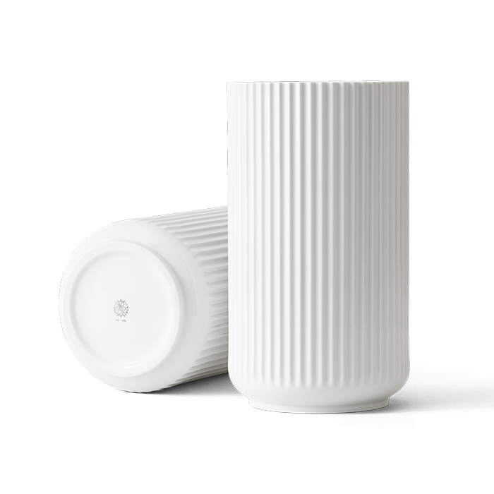 Lyngby Porcelain White Vases