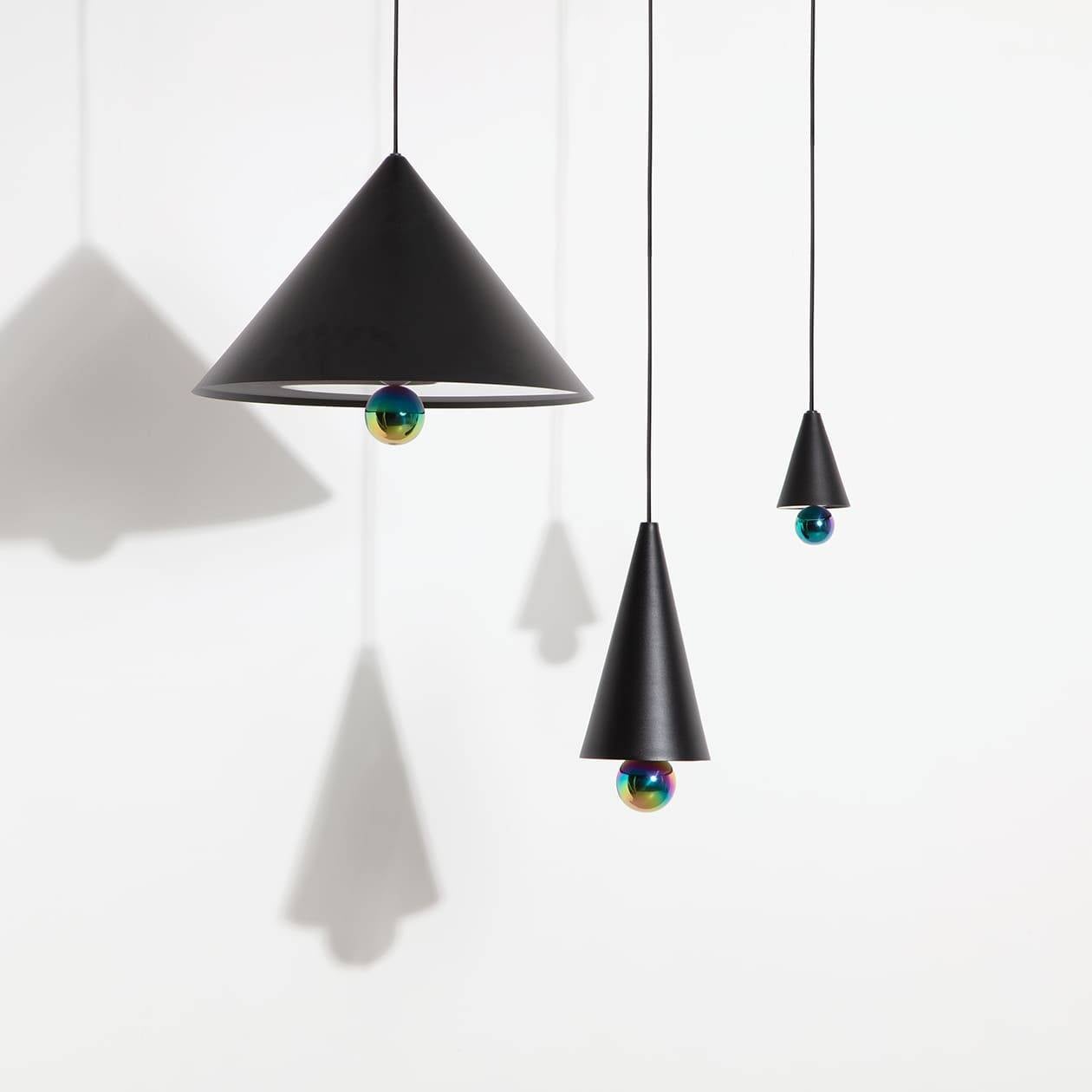 Petite Friture Cherry Pendant Light in cherry, designed by Constance Guisset