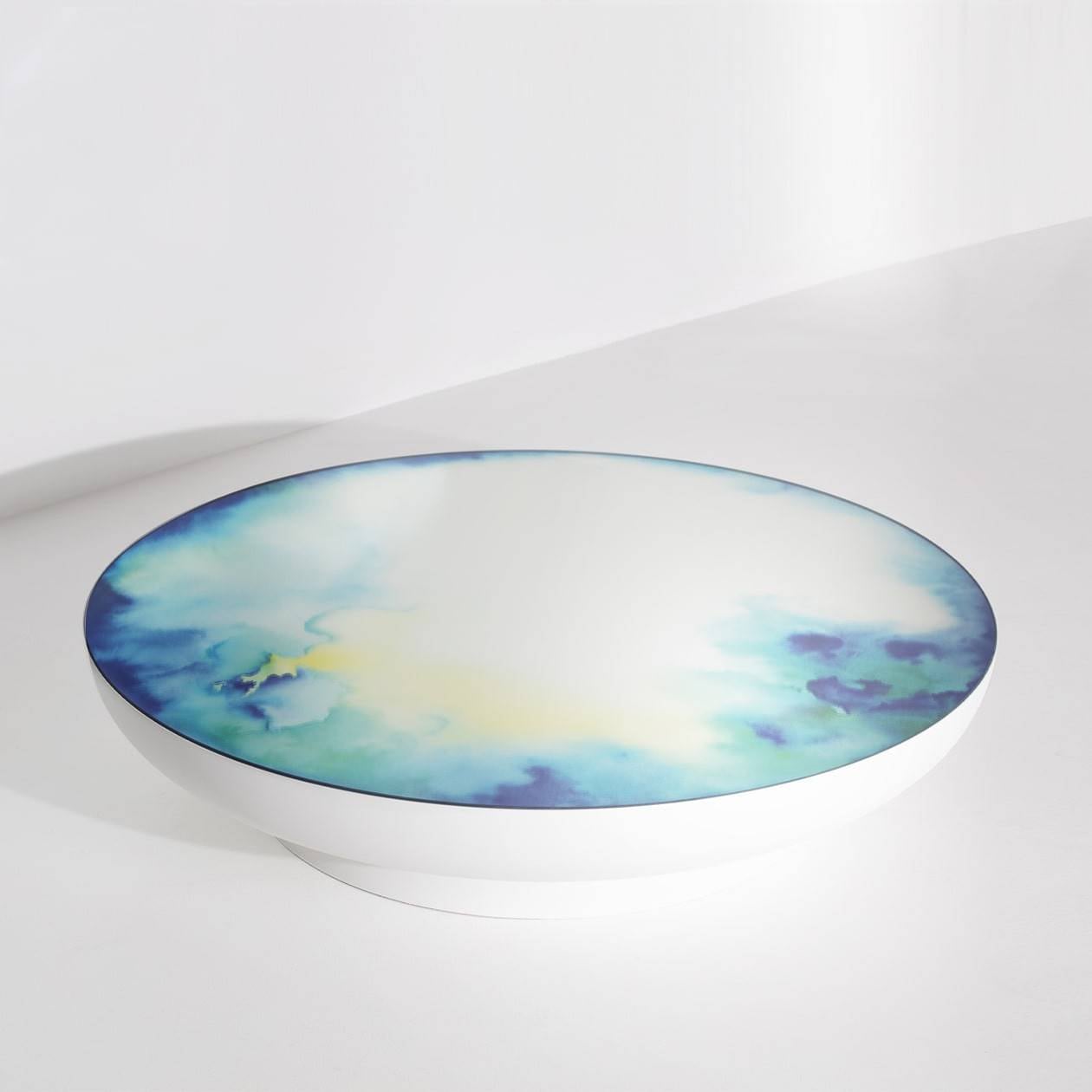 Petite Friture Francis Mirror Coffee Table in lacquered metal, designed by Constance Guisset