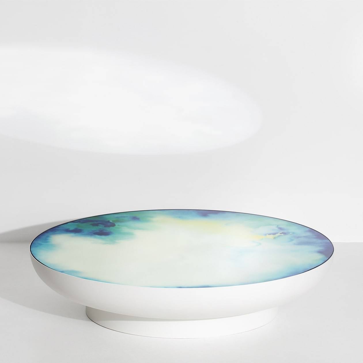 Petite Friture Francis Mirror Coffee Table in lacquered metal, designed by Constance Guisset