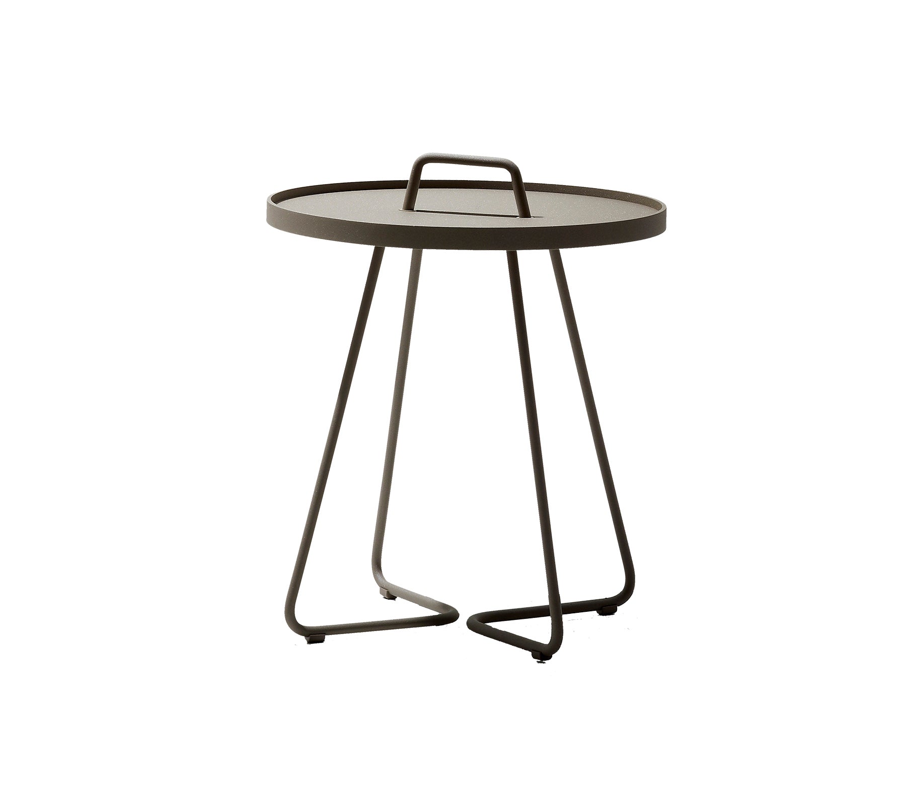On-the-Move large side table from Cane-line, eco friendly outdoor furniture design by Comosum
