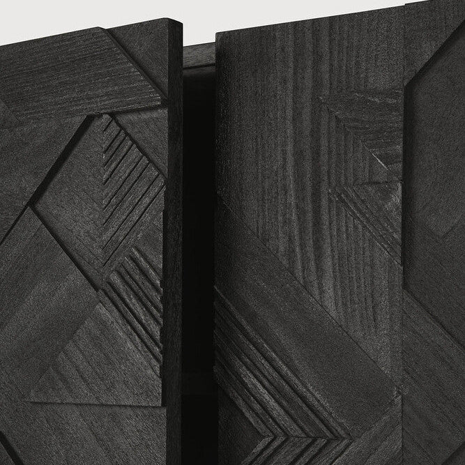 Ethnicraft Graphic Sideboard, FSC-certified solid wood furniture by Belgian brand