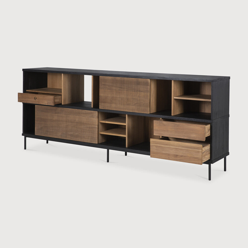 Ethnicraft Oscar Sideboard, FSC-certified solid wood furniture by Belgian brand
