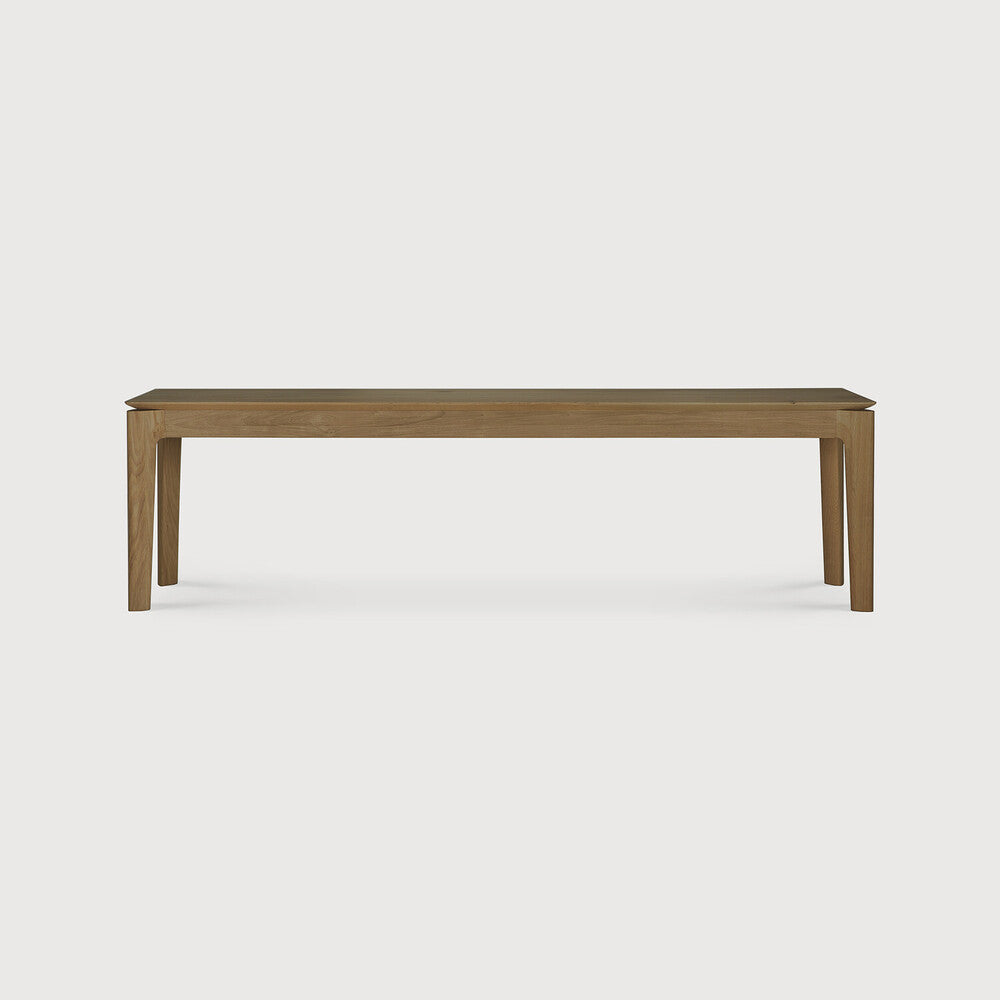 Ethnicraft Bok Bench in teak, FSC-certified solid teak, Belgian solid wood furniture