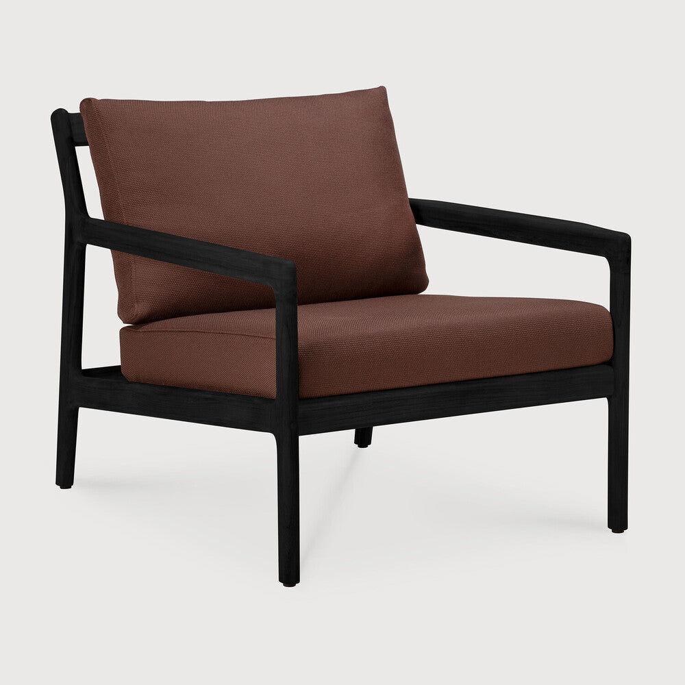 Ethnicraft Jack Outdoor Lounge Chair Frame with FSC-certified solid teak frame