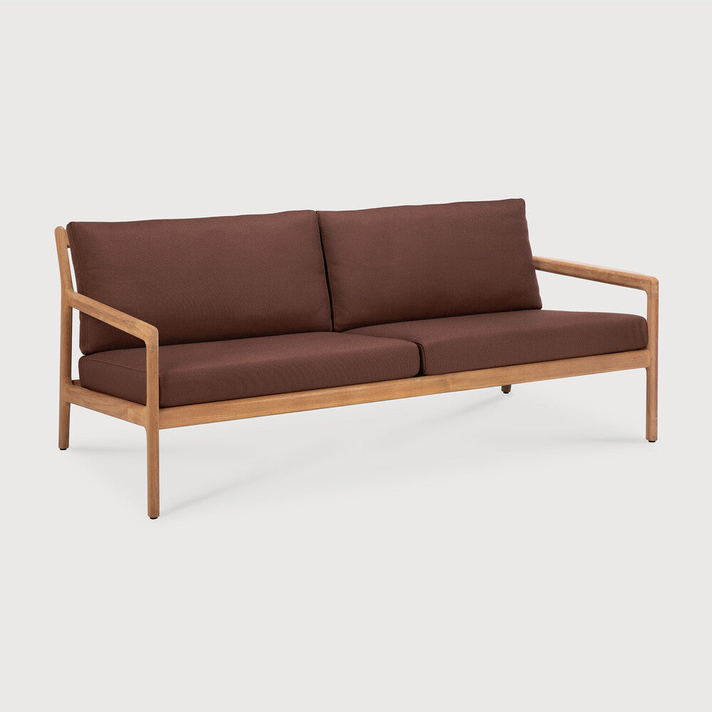 Ethnicraft Jack Outdoor Lounge Chair Frame with FSC-certified solid teak frame