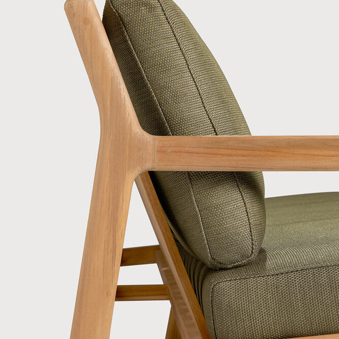 Ethnicraft Jack Outdoor 3 Seat Sofa with FSC-certified solid teak frame
