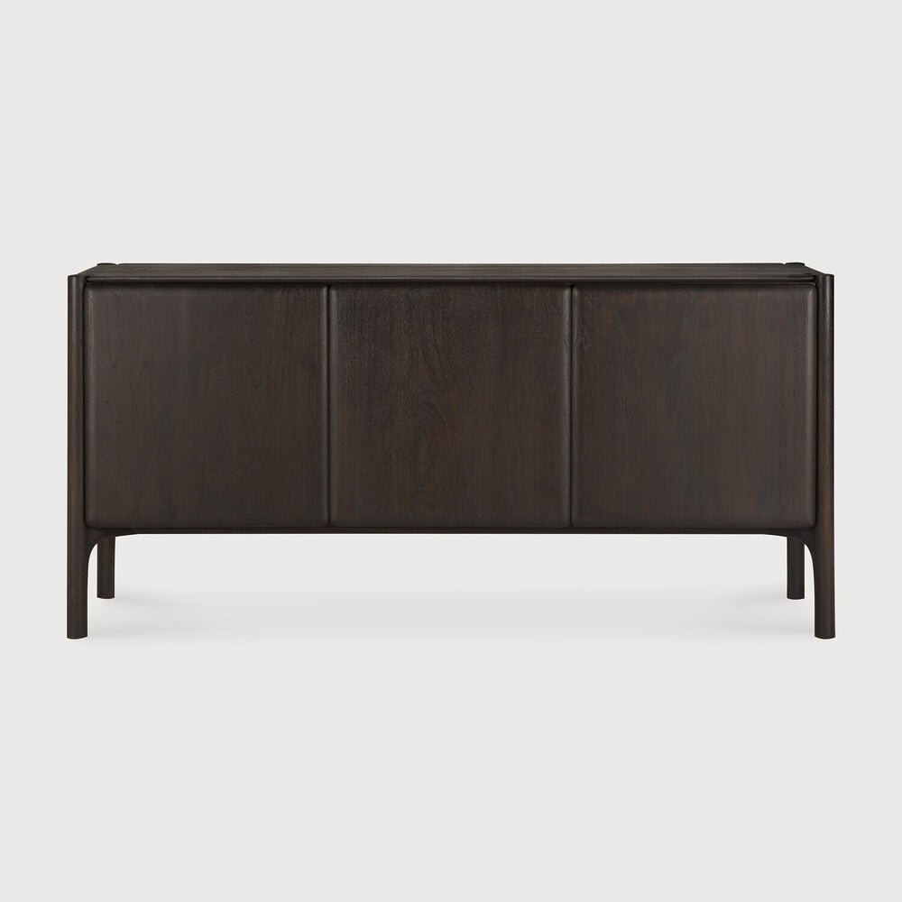 Ethnicraft PI Sideboard in teak, FSC-certified solid teak with varnished finish