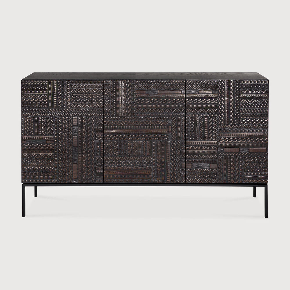Ethnicraft Tabwa Sideboard, FSC-certified solid wood furniture by Belgian brand