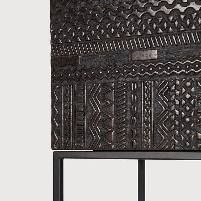 Ethnicraft Tabwa Media Console, FSC-certified solid wood furniture by Belgian brand