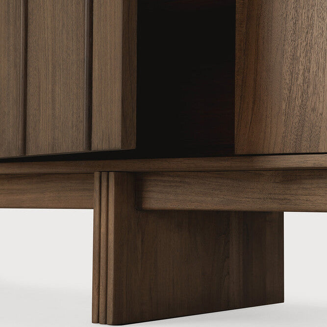 Ethnicraft Pillar Sideboard in teak, FSC-certified solid teak