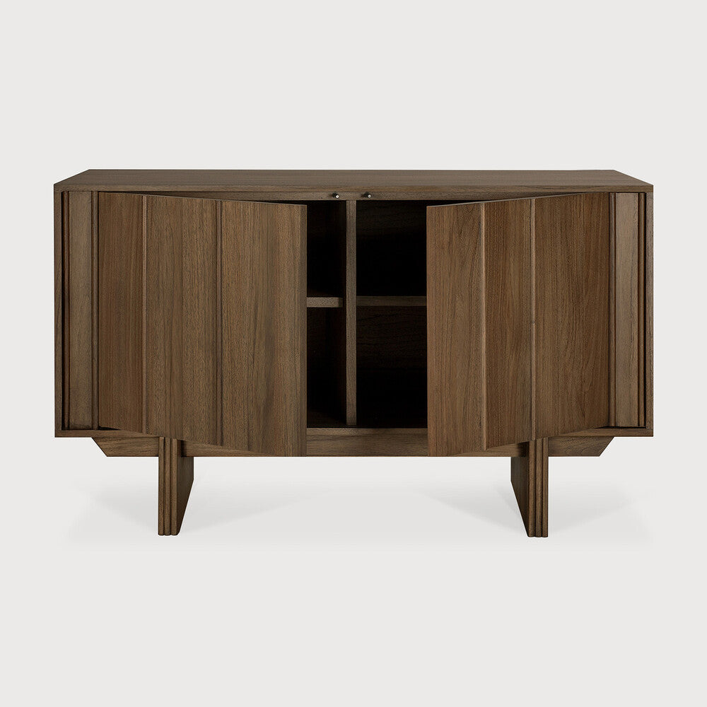 Ethnicraft Pillar Sideboard in teak, FSC-certified solid teak
