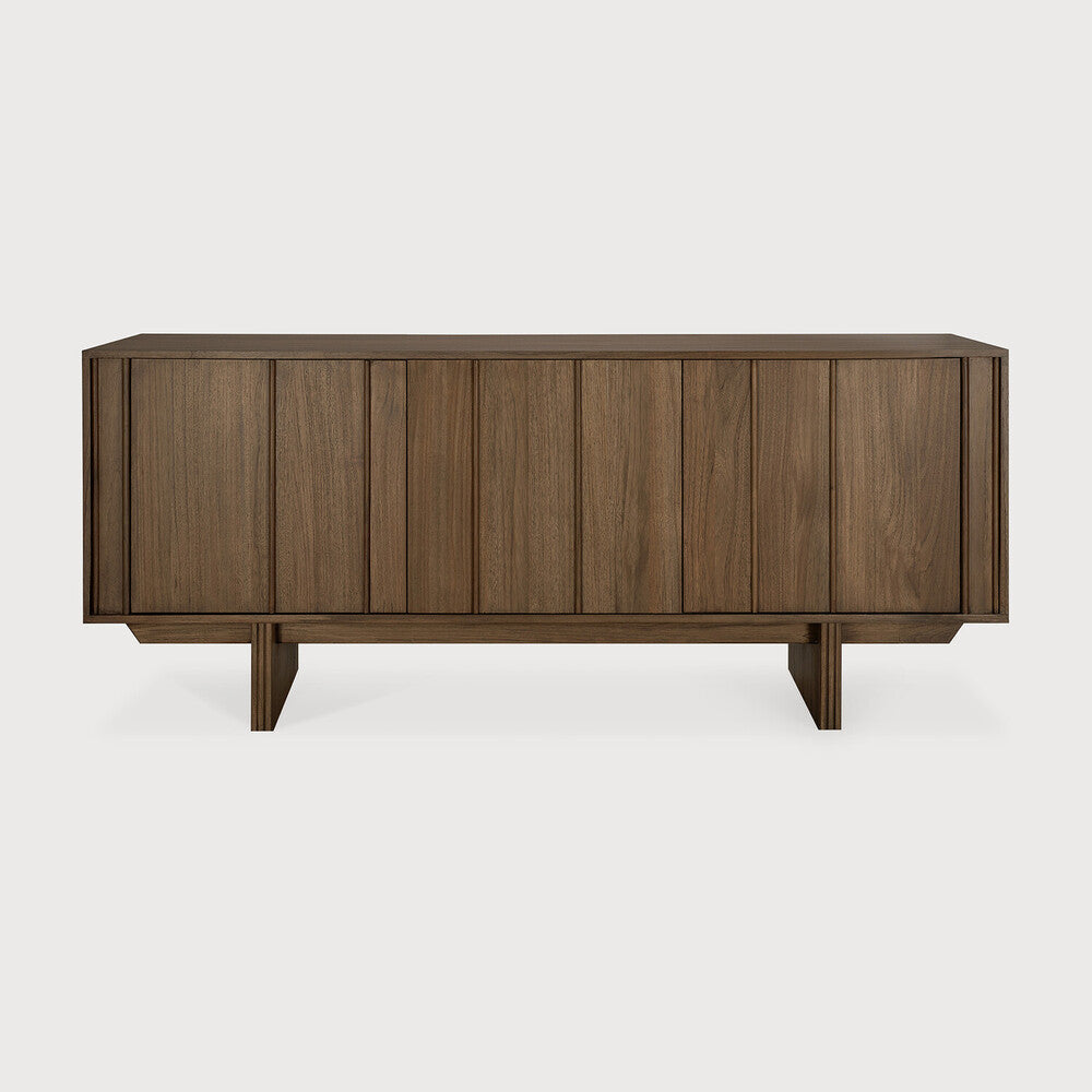 Ethnicraft Pillar Sideboard in teak, FSC-certified solid teak