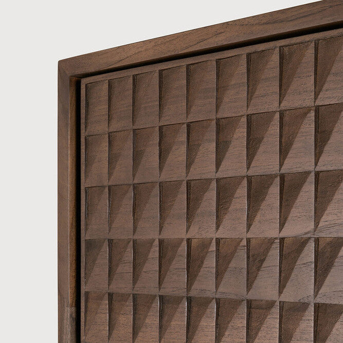 Ethnicraft Sono Sideboard in teak, FSC-certified solid teak with varnished finish