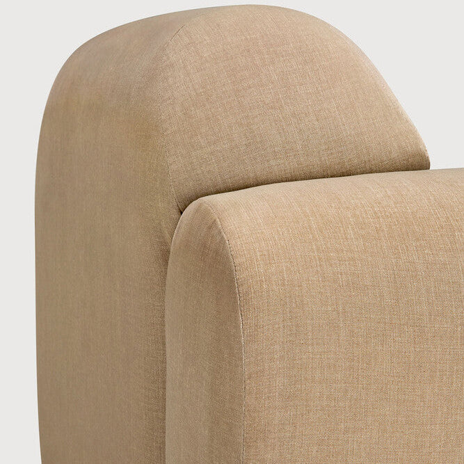 Ethnicraft Bulky One Arm Sofa with FSC-certified solid wood frame, Belgian design