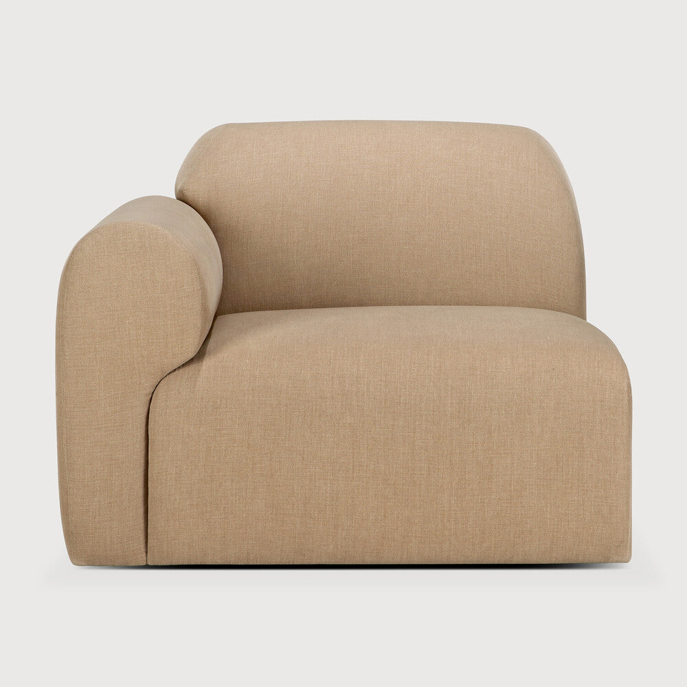 Ethnicraft Bulky One Arm Sofa with FSC-certified solid wood frame, Belgian design