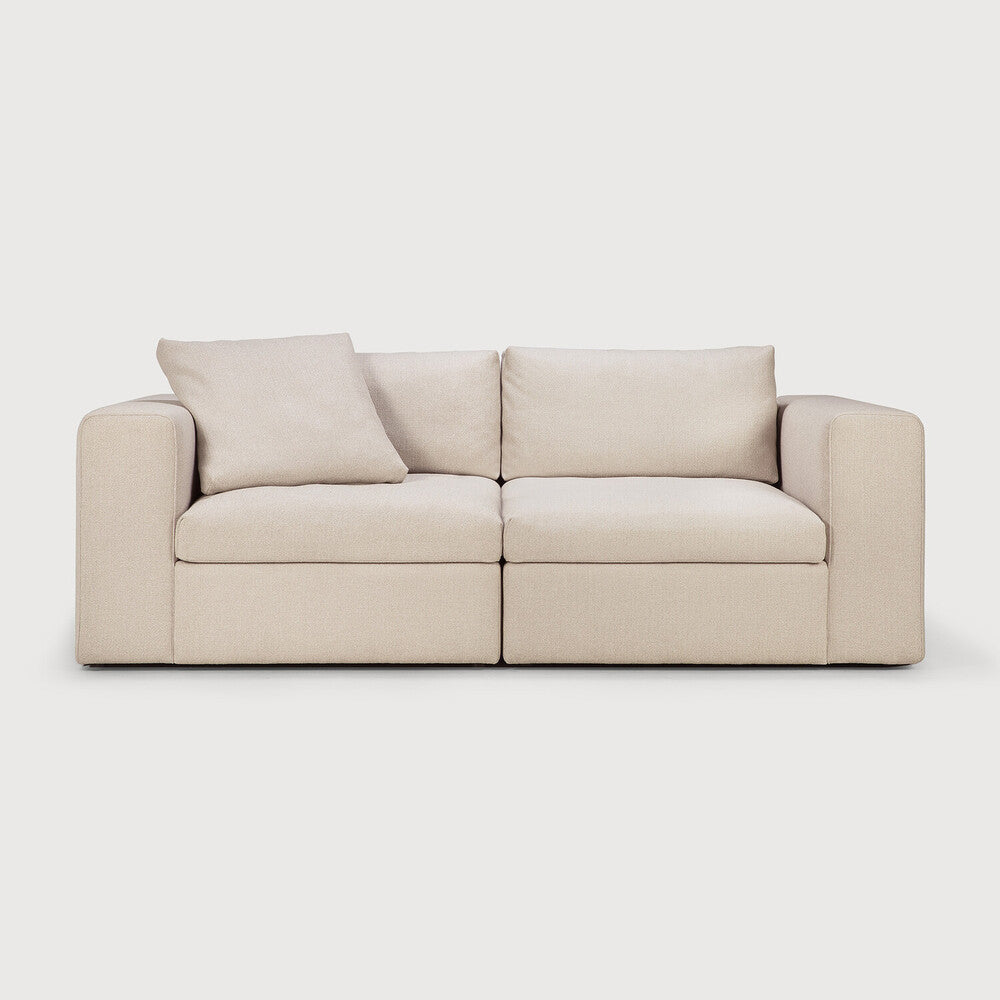Ethnicraft Mellow Cushion, woven outdoor textile by Belgian brand Ethnicraft