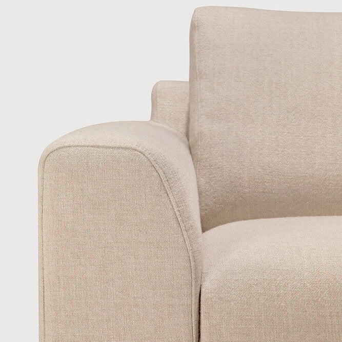 Ethnicraft Ease Lounge Chair with FSC-certified solid wood frame, Belgian design