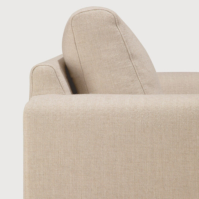 Ethnicraft Ease Lounge Chair with FSC-certified solid wood frame, Belgian design