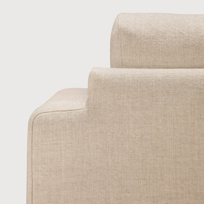 Ethnicraft Ease Lounge Chair with FSC-certified solid wood frame, Belgian design