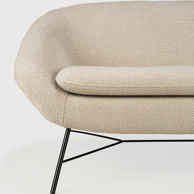 Ethnicraft Barrow Sofa with FSC-certified solid wood frame, Belgian design