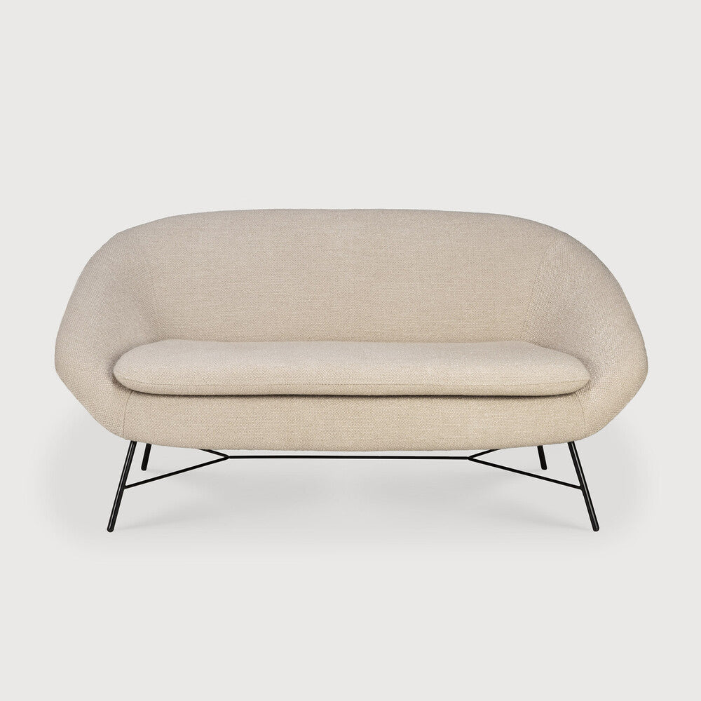 Ethnicraft Barrow Sofa with FSC-certified solid wood frame, Belgian design