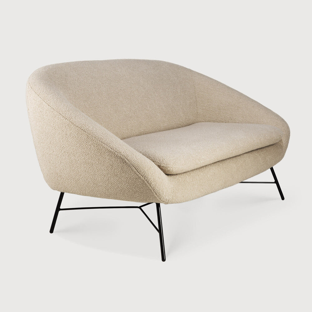 Ethnicraft Barrow Sofa with FSC-certified solid wood frame, Belgian design