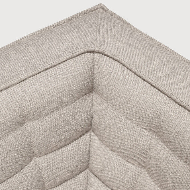 Ethnicraft N701 sofa with FSC-certified solid wood frame, Belgian design